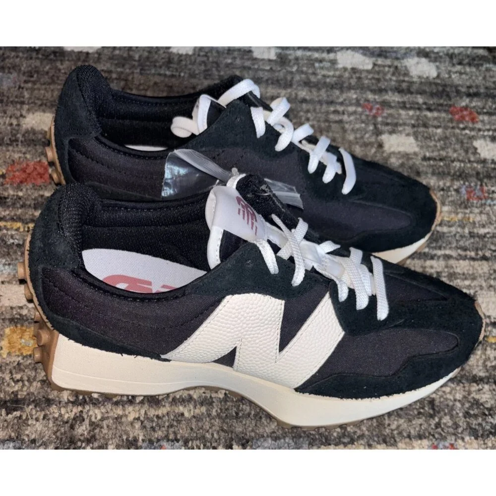 Black and White Women's Sneakers - Stylish Everyday Comfort - Picture 2 of 9